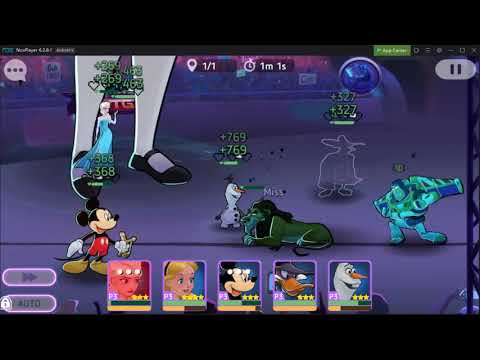 Disney Heroes: Battle Mode - 75 lvl vs 85 lvl ez win