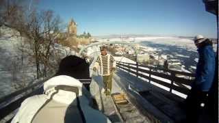 preview picture of video 'Ice slide in Quebec city POV'