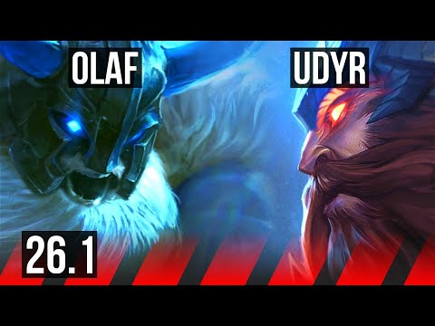 OLAF vs UDYR (TOP) | 7k gold comeback, 50K damage | EUW Master | 26.1