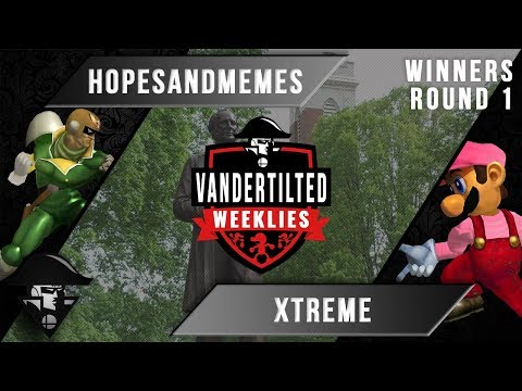 VanderTILTED #15 - Melee Singles - HopesAndMemes (Falcon, Marth) VS Xtreme (Luigi) - Winners Round 1