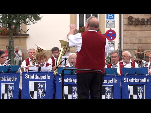 Stadtkapelle Kulmbach  "Blaue Augen Polka" Platzkonzert 24.07.2025