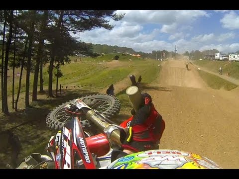 HELMET CAM: Justin Starling - Pleasure Valley Raceway / Fly Racing Ride Days (MXPTV)