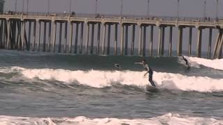 preview picture of video 'Carrozza Surfboards Magic Fish Grovel Session Huntington Beach'