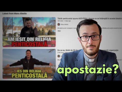 Manu Alexito and his departure from the Pentecostal cult: apostasy or truth? vlog Mihai Corcea