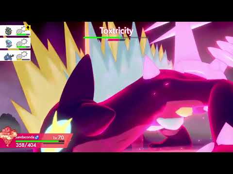 Pokémon Sword - Gigantamax Toxtricity (Amped Form) Raid (Sword Exclusive)