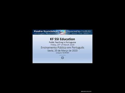 2020 03 20 PM Public Teaching in Portuguese - Ensinamentos públicas em Português