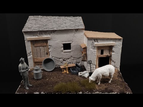 Build an Ultra-Realistic Old Barn Diorama (Scale 1/35)