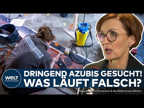 AZUBIS GESUCHT! Zahl unbesetzter Ausbildungsstellen steigt wieder! Was läuft falsch?