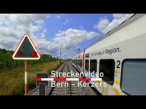 Cab ride / Führerstandsmitfahrt S52 Bern - Kerzers