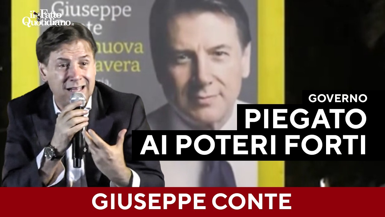 Conte sul reddito di cittadinanza: "Lo hanno smontato e i poveri assoluti sono aumentati"