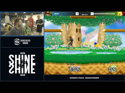 Shine 2019 - Dew2 (Falcon) Vs. JavarisJamarJavarsonLamar (Pikachu) Super Smash Bros. Division 2
