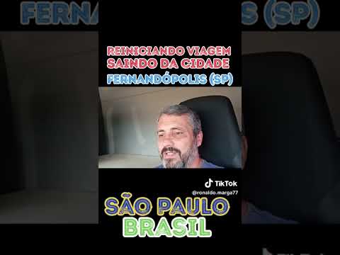 Passando Fernandópolis, São Paulo, Brasil.