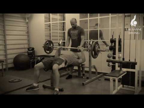 Guillaume and Pasha - chest workout
