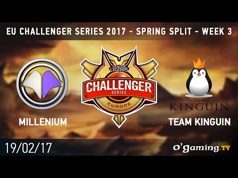 Millenium vs Team Kinguin - EU CS 2017 Spring Split Week 3 - League of Legends FR