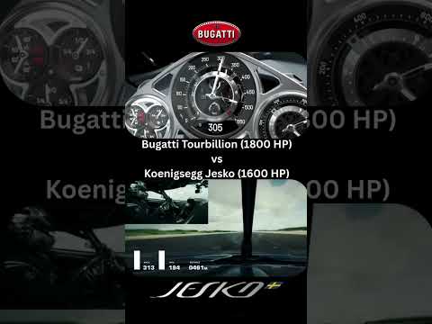 Bugatti Tourbillion vs Koenigsegg Jesko Absolut #streetracing #supercars #hypercar #germancars #cars