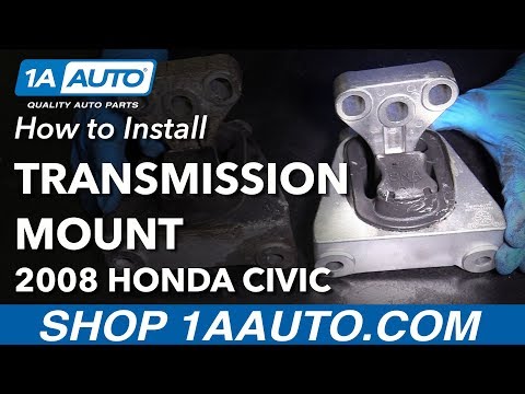 How to Replace Drivers Side Transmission Mount 06-11 Honda Civic L4 1 8L