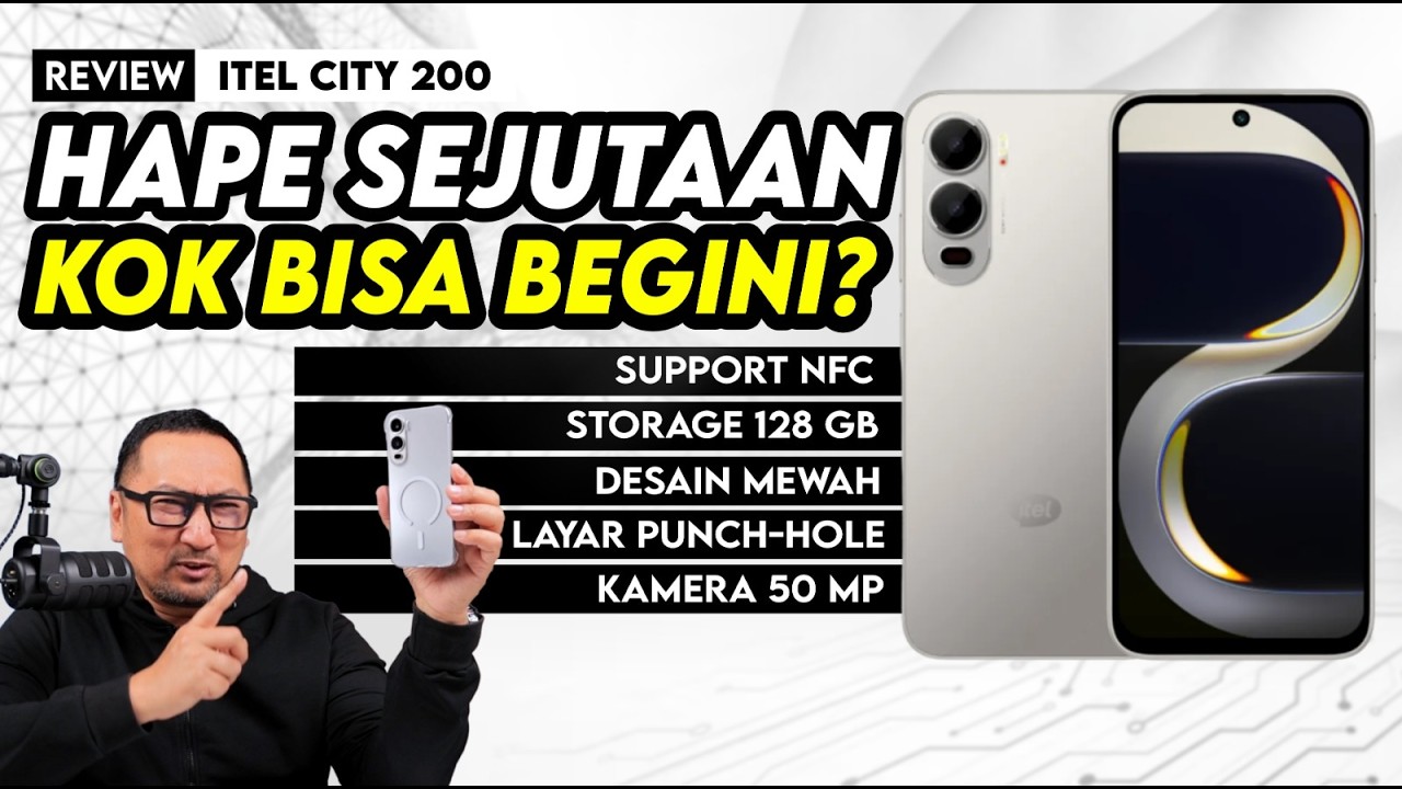 Review itel CITY 200 | Hape Sejutaan Kok Bisa Begini?!