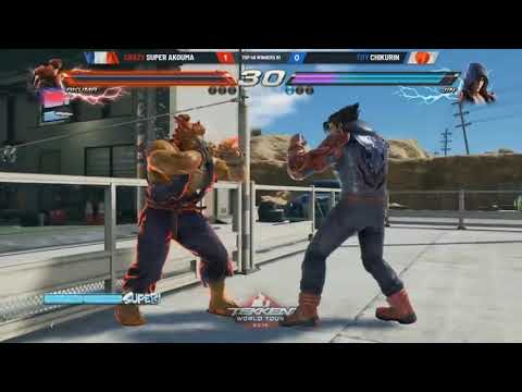 The Super Akouma vs Chikurin fight and each hit akuma lands the vine boom sound effect plays