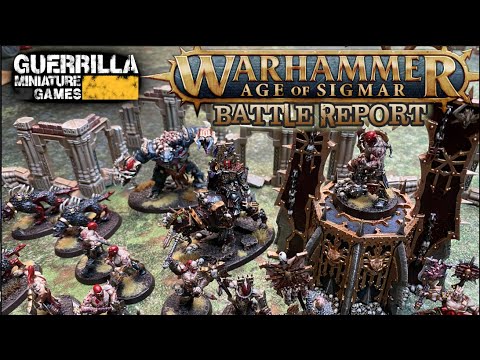 Warhammer: Age of Sigmar 3rd Ed Battle Report - Blades of Khorne vs. Stormcast