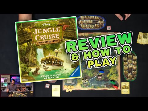 Disney Jungle Cruise Adventure Game Review and How to Play | Set Collection and Puns!