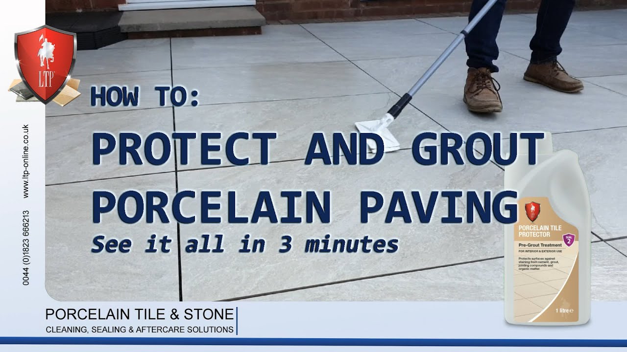 How do I apply LTP Porcelain Tile Protector