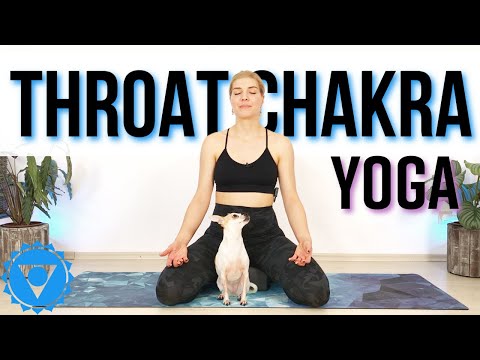 30 MIN Throat Chakra Yoga Flow | Seated & Standing Poses for Vocal Power