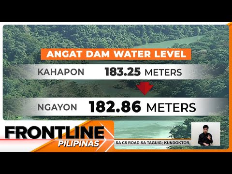 Antas ng tubig sa Angat Dam, bumaba kahit may pag-ulan Frontline Pilipinas