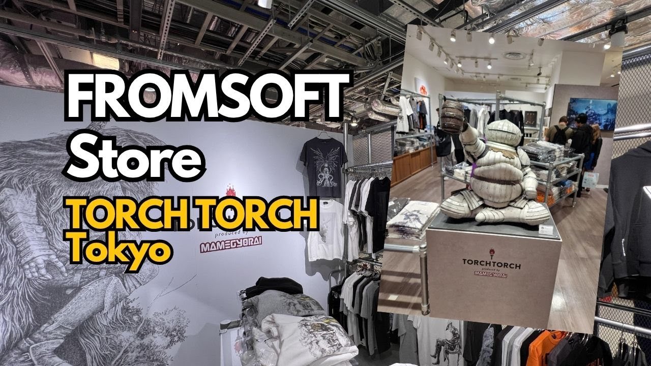 TorchTorch FromSoft Tokyo Store 🔥🔥 3 Minute Review (Dark Souls, Elden Ring etc.)