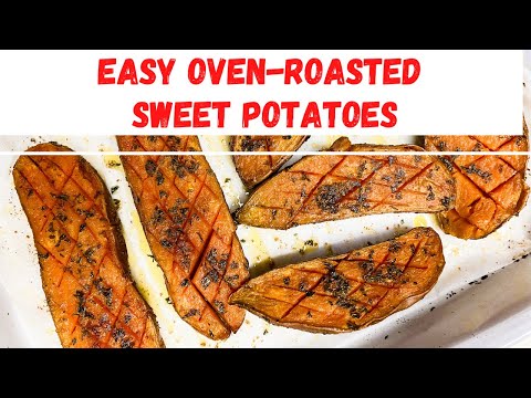 EASY OVEN-ROASTED SWEET POTATOES (Savory): CARIBBEAN...