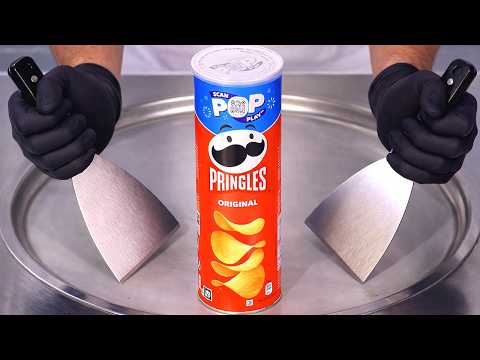 Pringles - Ice Cream Rolls | Satisfying Visual ASMR
