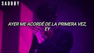 Ayer me acorde de la primera vez, que te hice reír - BAD BUNNY - COMO ANTES (Letra/Lyrics)