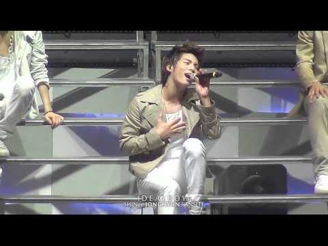 [fancam] 110820 SHINee Jonghyun Romantic cut@1st Concert in Nanjing