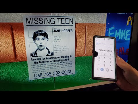 Stranger Things Missing Poster