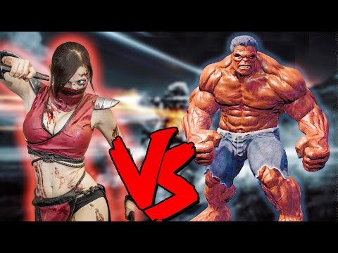 Skarlet Vs Red Hulk - Epic Battle - Mortal Kombat Costume Skin Mod
