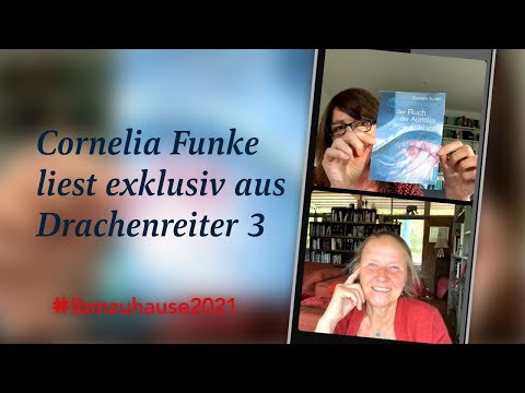 Cornelia Funke liest exklusiv aus "Drachenreiter. Der Fluch der Aurelia" (Band 3) | #LBMzuHause2021