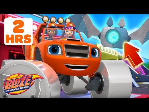 Blaze BOUNCY Tire Monster Machine! 🛞 w/ AJ | Science Games for Kids | Blaze and the Monster Machines