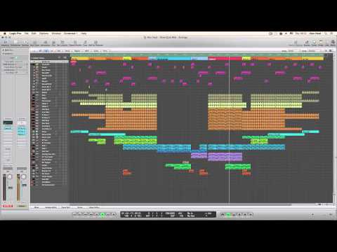 Logic Pro 9. Uplifting Trance Project View [Alex Heat]