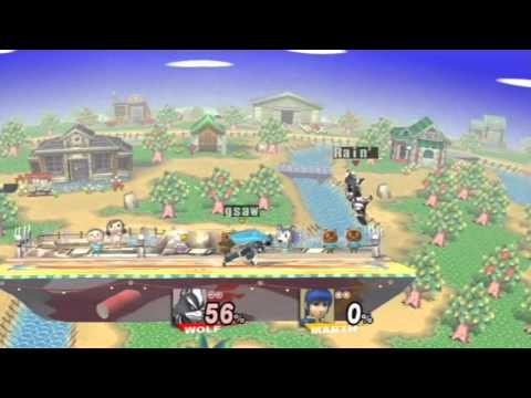 SSBB - Offline Friendlie's #001 - gsaw (Marth) vs. Rain (Wolf)