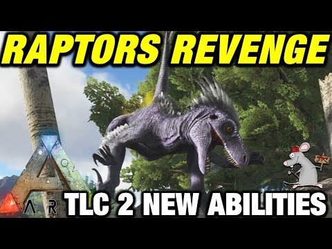 ARK SURVIVAL EVOLVED TLC UPDATE - RAPTORS THE BEST PACK BUFF DINOS!