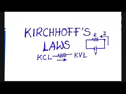 Kirchhoff’s Laws 1 | Kirchhoff’s Current Law (KCL) | Kirchhoff’s Voltage Law (KVL) #jonahemmanuel