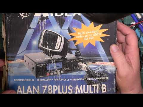 Midland 78+ multi B (CE MultiNorm) CB radio - repair & re-alignment service