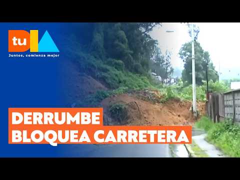 Impactante video muestra derrumbe de un cerro en Lota, Región del Biobío | Tu Día