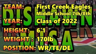 DISHAWN MISA 2017 Middle School Football Highlights Class of 2022 DISHAWN MISA 2017 Middle School Football Highlights Class of 2022