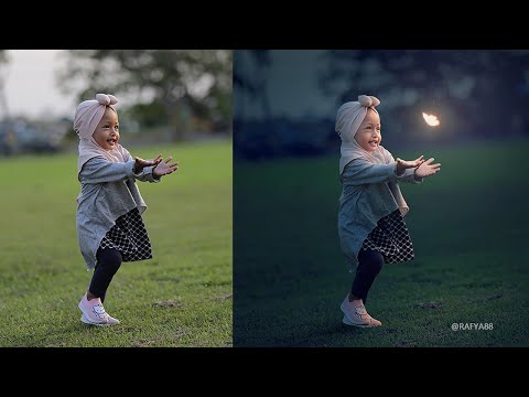 Neon Glow Effect Portrait Photoshop Tutorial