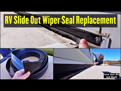 RV Slide Out Wiper Seal Replacement - Keystone Fifth Wheel Trailer