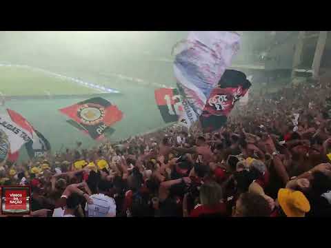Gritos da torcida do Flamengo contra o Botafogo no Engenhão - Brasileiro 2023
