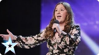 Simon Cowell halts singer Jodi Bird's audition but she fights back | Britain's Got Talent 2014