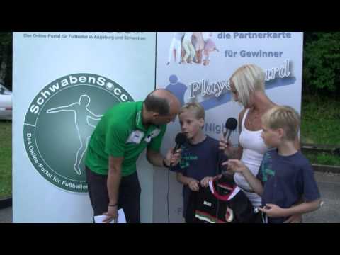 Interview mit den Gewinnern der FCA Trikots beim Kreisliga - Auftakt in Aystetten