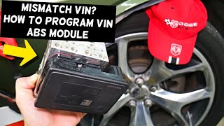 DODGE SERVICE TRACTION CONTROL CODE C2202 ORIGINAL VIN MISMATCH MISSING, PROGRAM VIN TO ABS MODULE