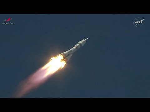 Blastoff! US-Russian crew launches to space station on Thanksgiving Day